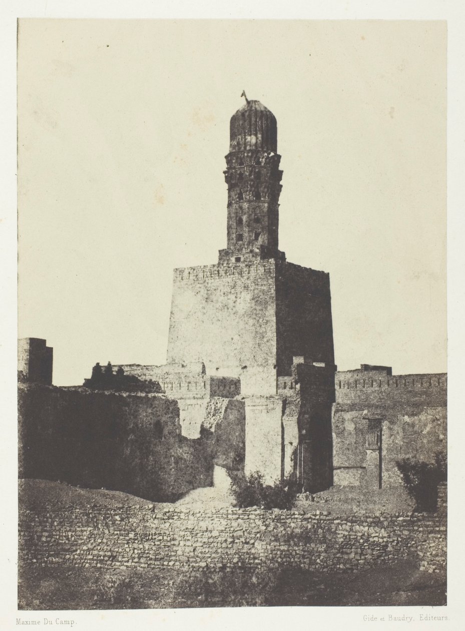 Moschea del Califfo Haakem Biamrillah, Il Cairo da Maxime Du Camp