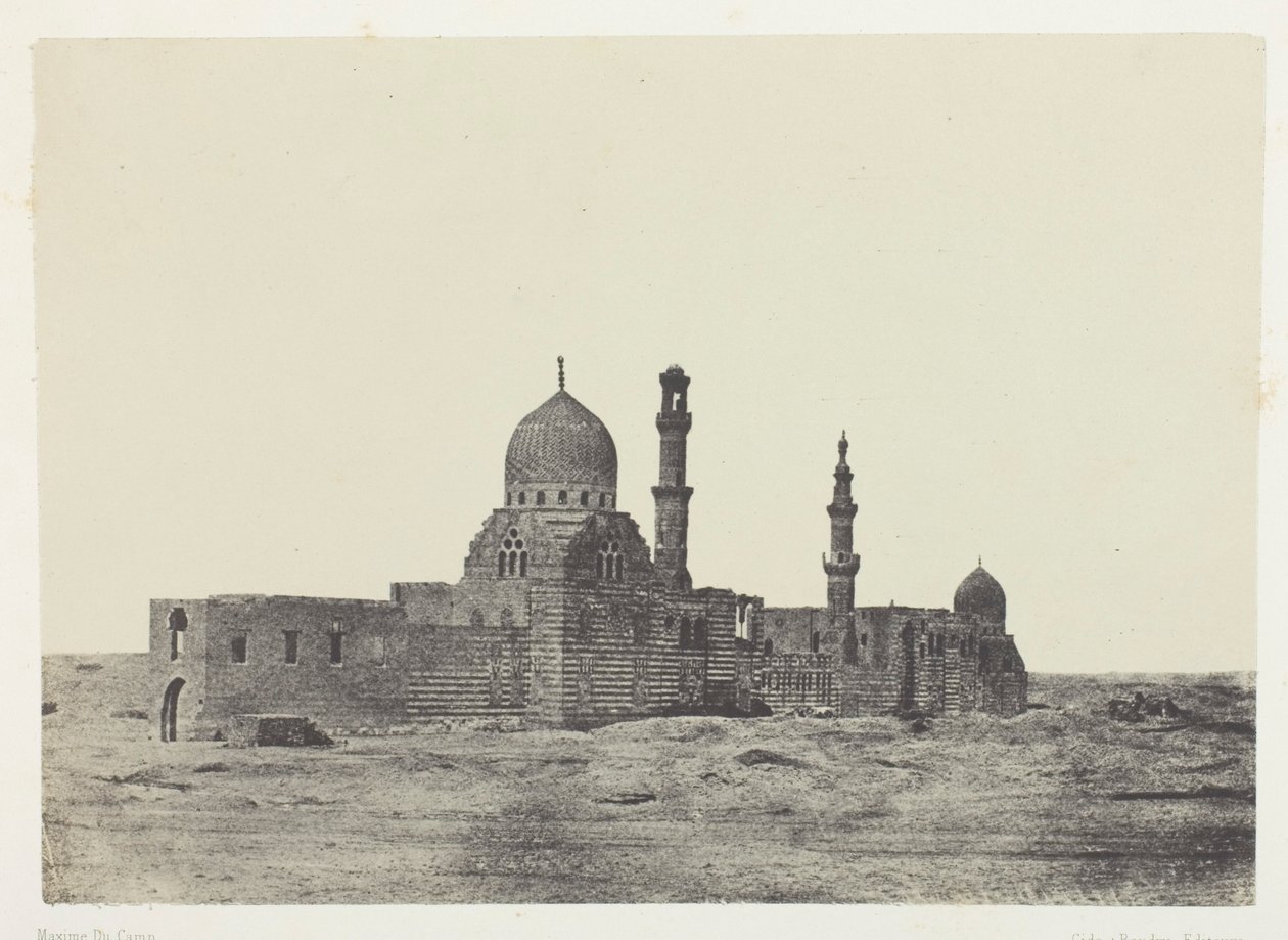 Moschea e Tomba degli Ayyubidi, Il Cairo da Maxime Du Camp