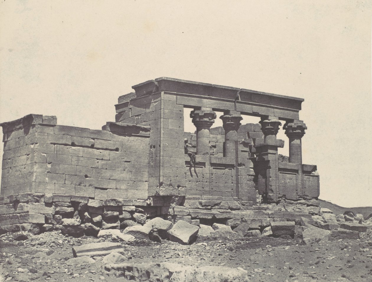 Nubie. Tempio di Déböd. Parembole dell
