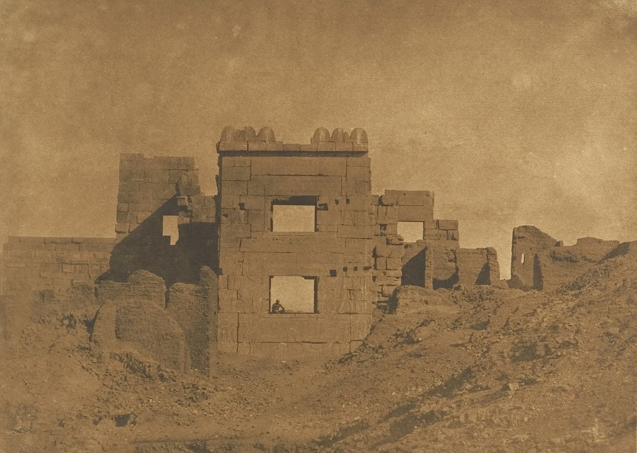 Padiglione o gineceo di Ramses-Meiamoun, a Medinet-habou da Maxime Du Camp