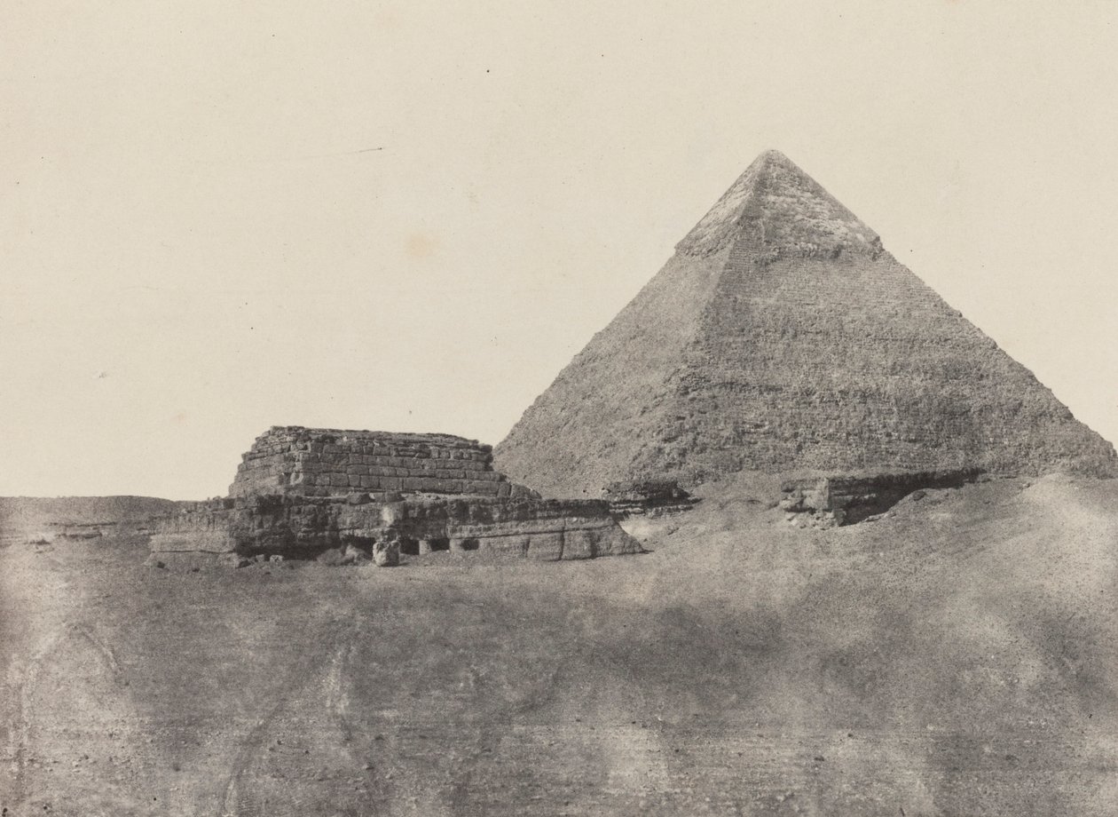 Piramide di Chefren, Medio Egitto, lastra 10 dall