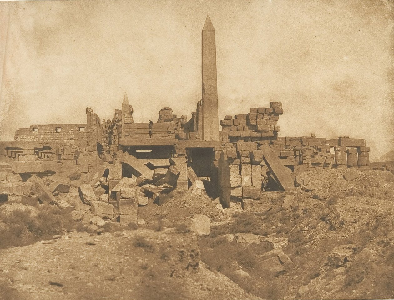 Rovine del Palazzo di Karnak - Vista presa all