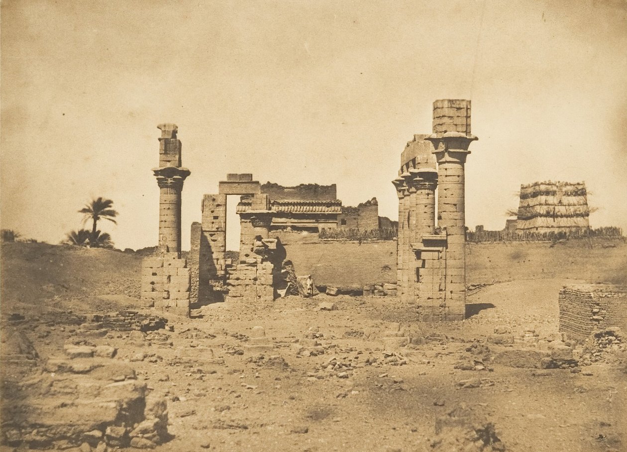 Rovine del Tempio di Herment da Maxime Du Camp