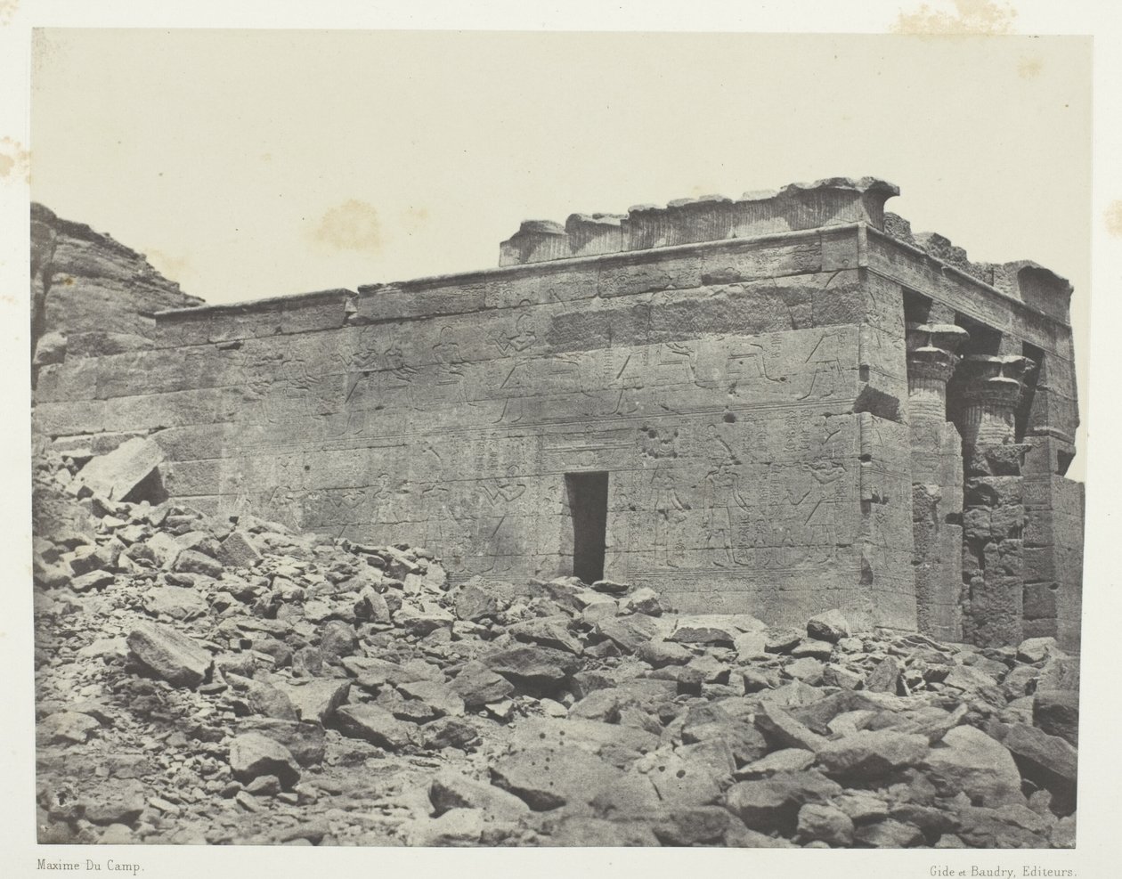 Temple De Dandour (Ancienne Tantour), Dédié à La Triade Osiris-Isis-Horus; Nubie, lastra 93 dall