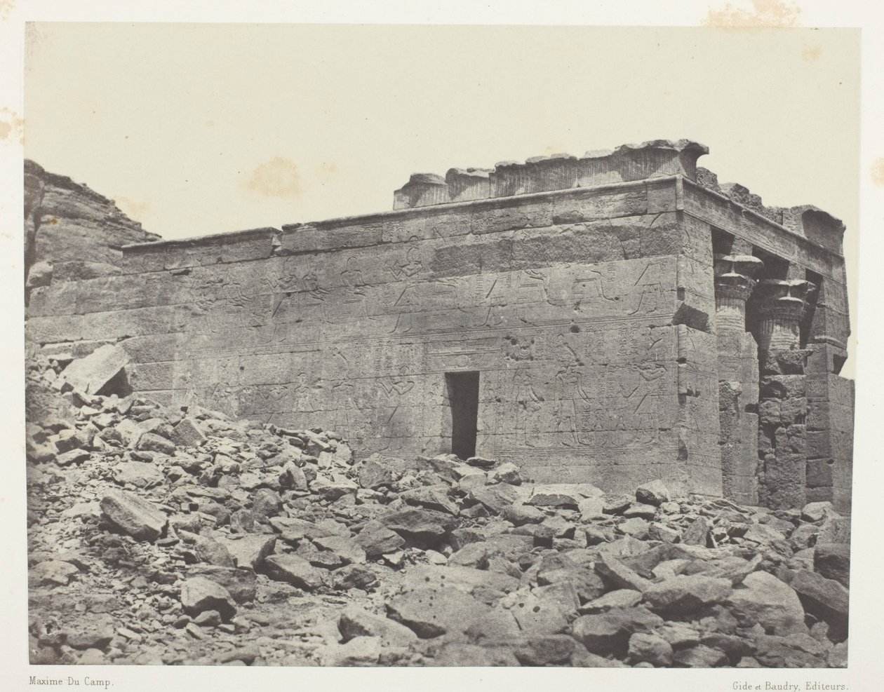 Temple De Dandour (Ancienne Tantour), Dédié à La Triade Osiris-Isis-Horus; Nubie, lastra 93 dall