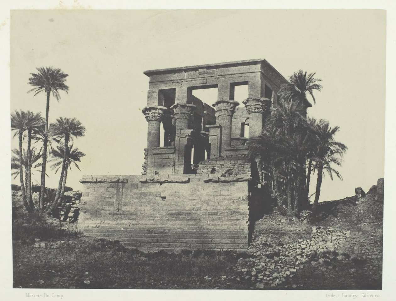 Tempio Ipatro, Filoe, Nubia da Maxime Du Camp