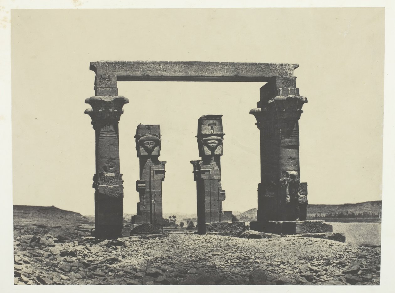 Tempio di Kardassy, Nubia da Maxime Du Camp