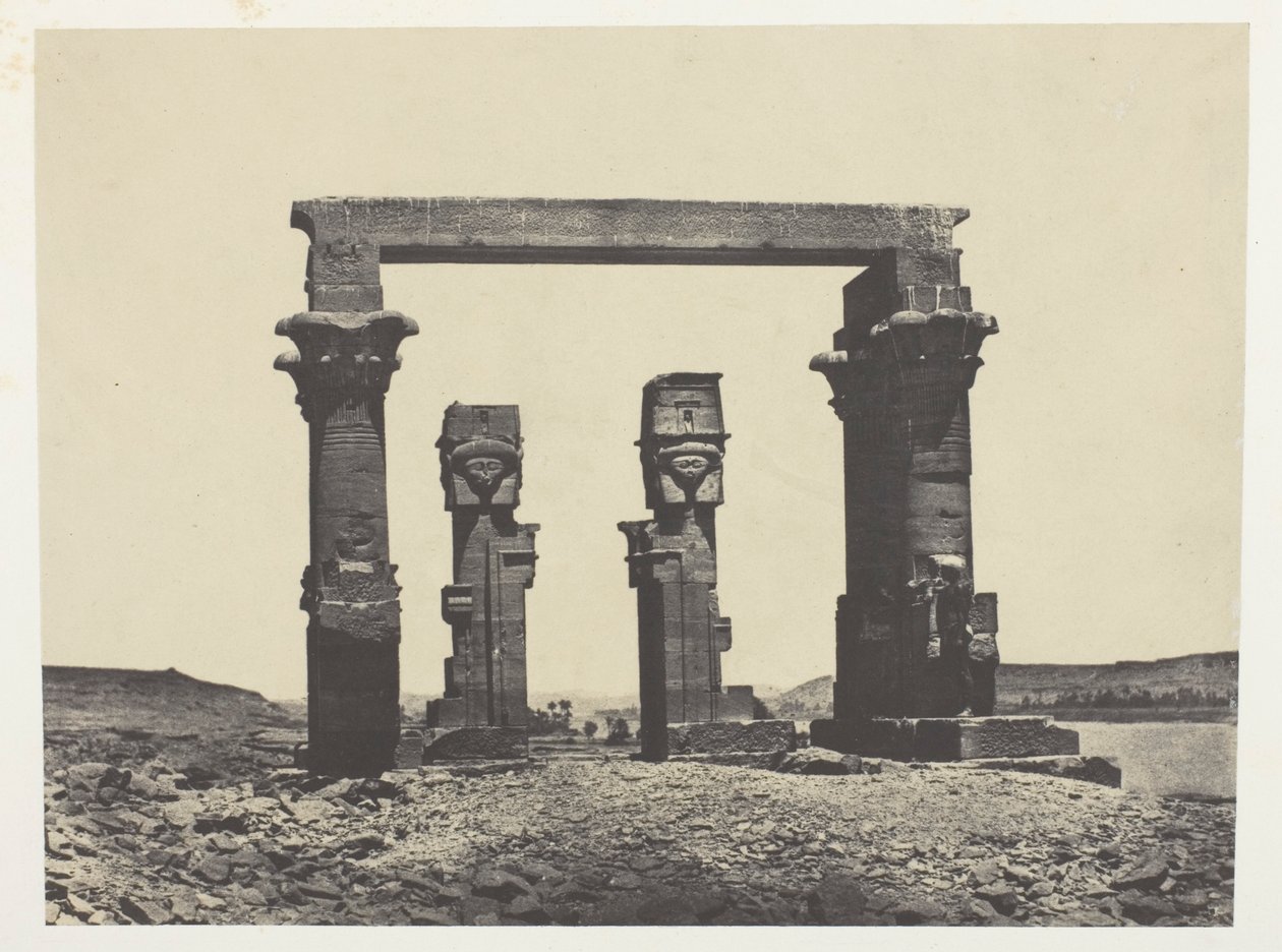 Tempio di Kardassy, Nubia da Maxime Du Camp