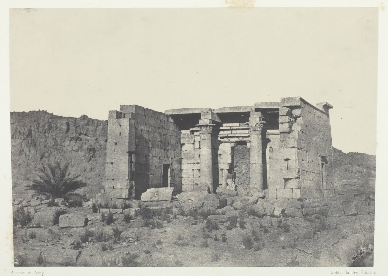 Tempio di Tafeh, Nubia da Maxime Du Camp