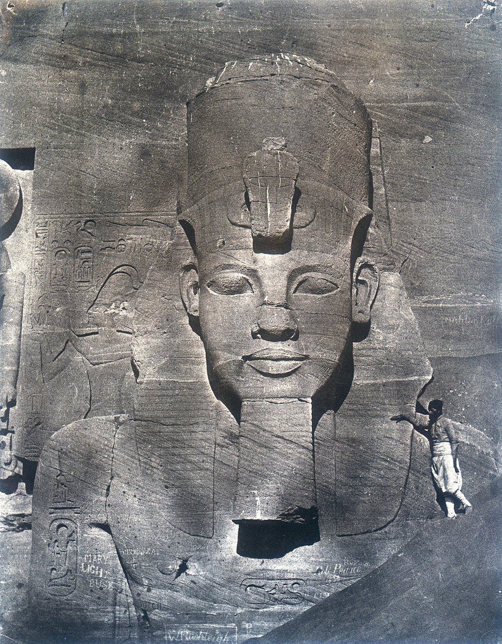 La statua colossale di Ramesse II, 1852 da Maxime Du Camp