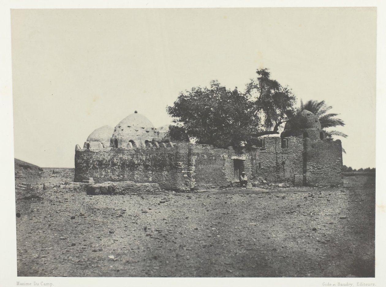 Tombeau de Cidi-Abdellah-el-Marabout, Alto Egitto da Maxime Du Camp