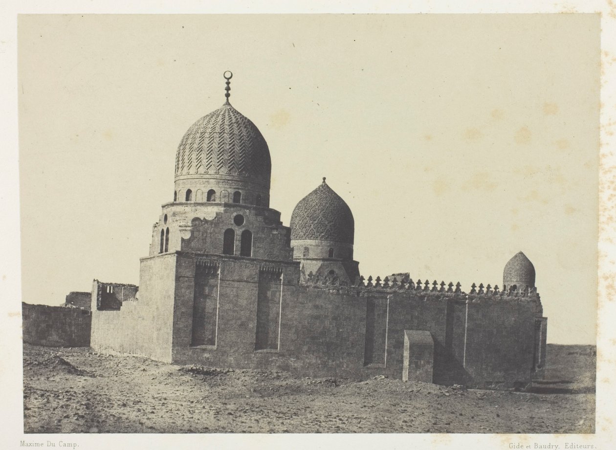 Tombe dei Sultani Mamelucchi, Il Cairo da Maxime Du Camp