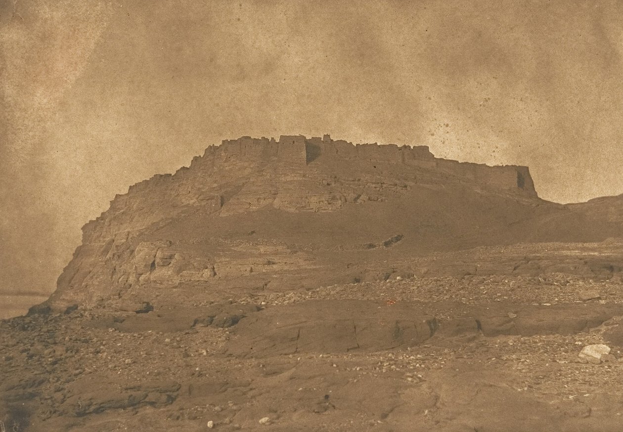 Vista della Fortezza di Ibrym, 31 marzo 1850 da Maxime Du Camp