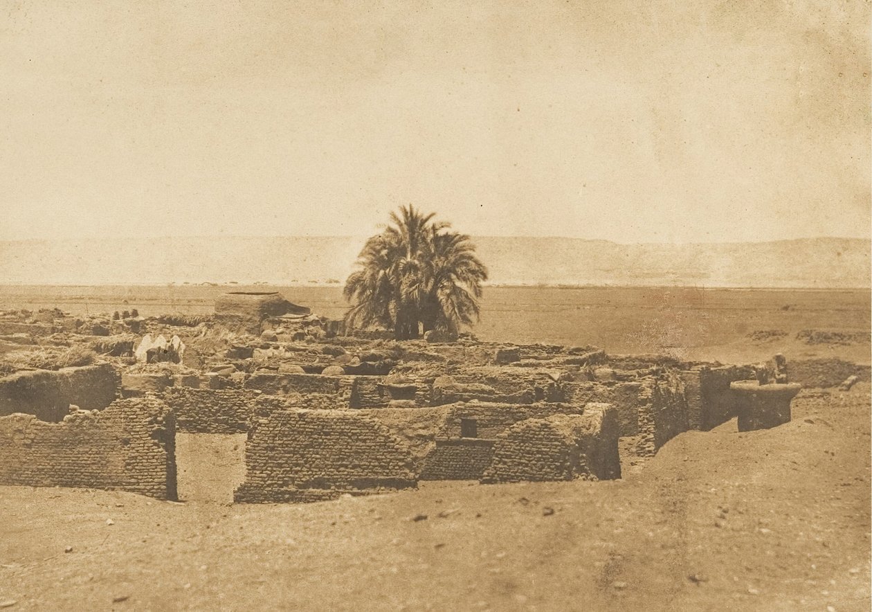 Veduta del villaggio di Herment da Maxime Du Camp