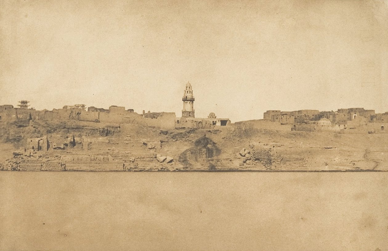 Vista generale di Esné No. 2, parte mediale, 1849-50 da Maxime Du Camp