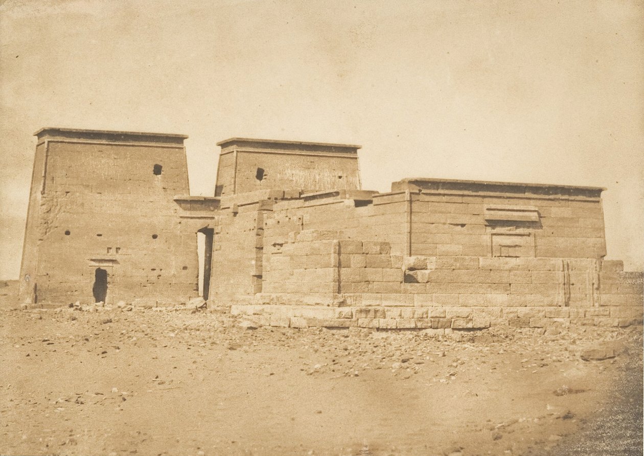 Veduta generale del Tempio di Dakkeh Pselcis, presa a nord da Maxime Du Camp
