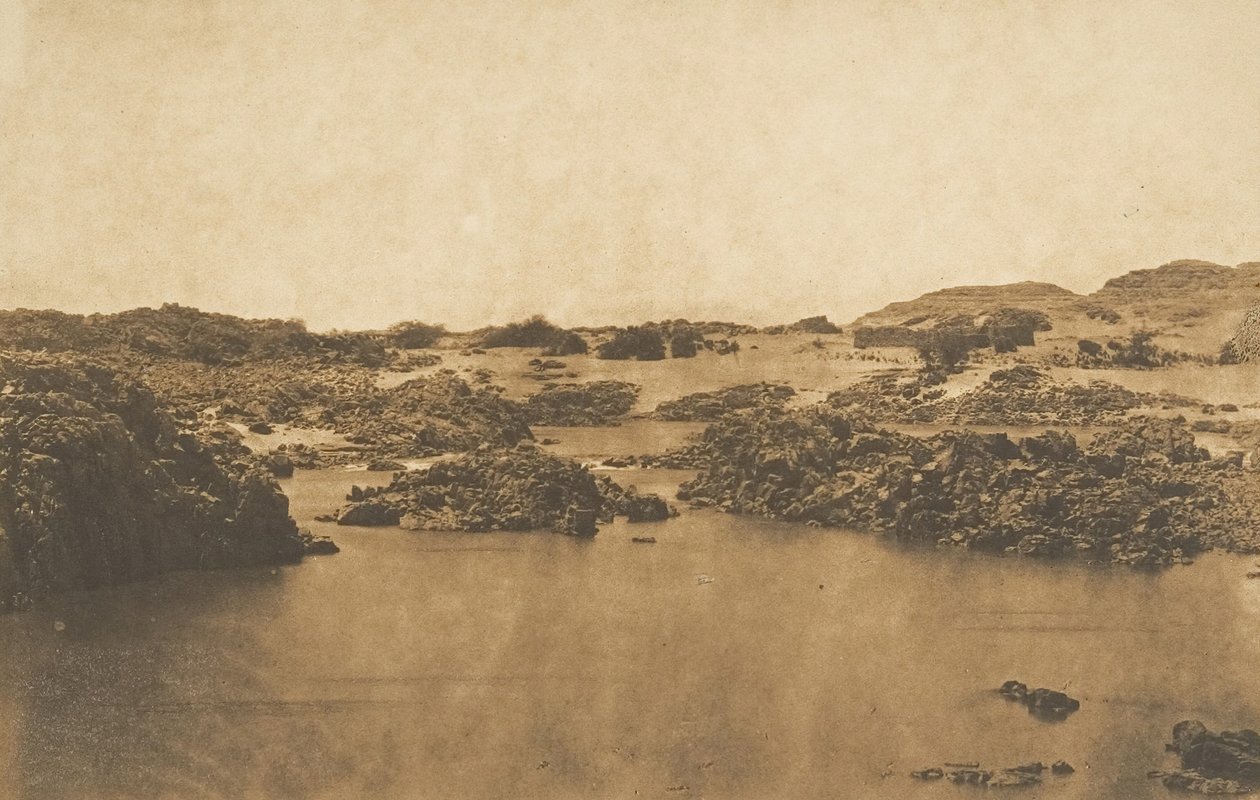 Vista presa alla Seconda Cataratta, marzo 1850 da Maxime Du Camp