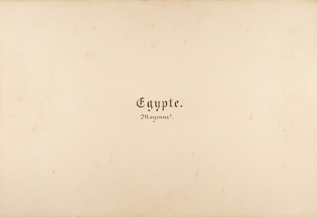 Egitto, Nubia, Siria: Paesaggi e Monumenti, 1849-50 da Maxime Du Camp