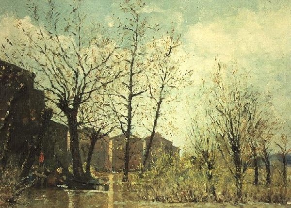 Il diluvio da Maxime Emile Louis Maufra