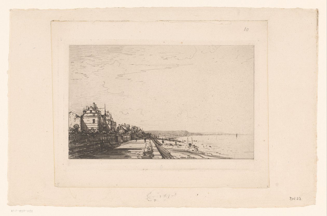 Veduta di Villers da Maxime François Antoine Lalanne