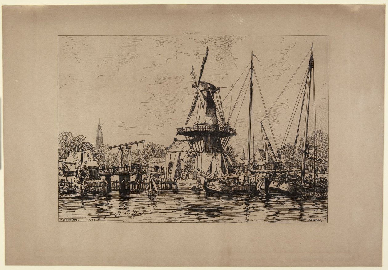 Ad Haarlem - 1877 da Maxime Lalanne