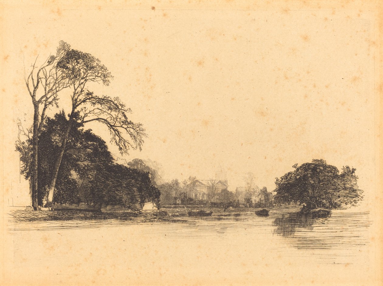 Le rive del Tamigi da Maxime Lalanne