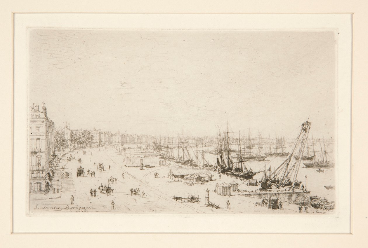 Bordeaux, quai des Chartrons da Maxime Lalanne