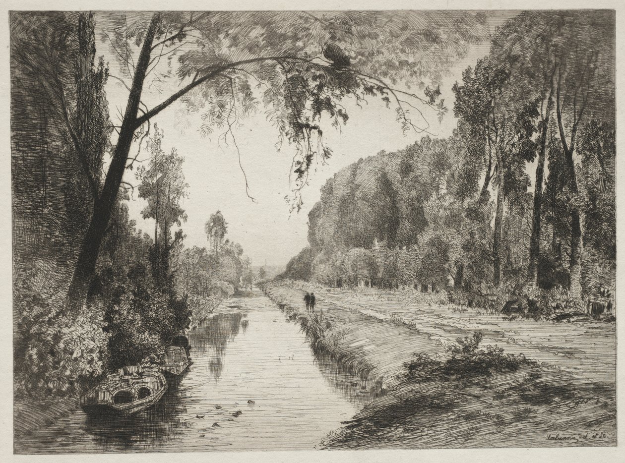 Canale a Pont Sainte-Maxence da Maxime Lalanne