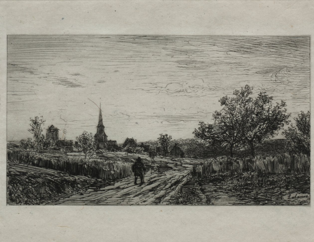 Paesaggio, sera (ritorno a casa) da Maxime Lalanne