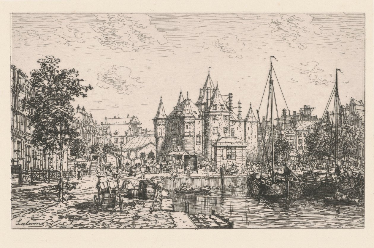 La pesa pubblica della città di Amsterdam da Maxime Lalanne
