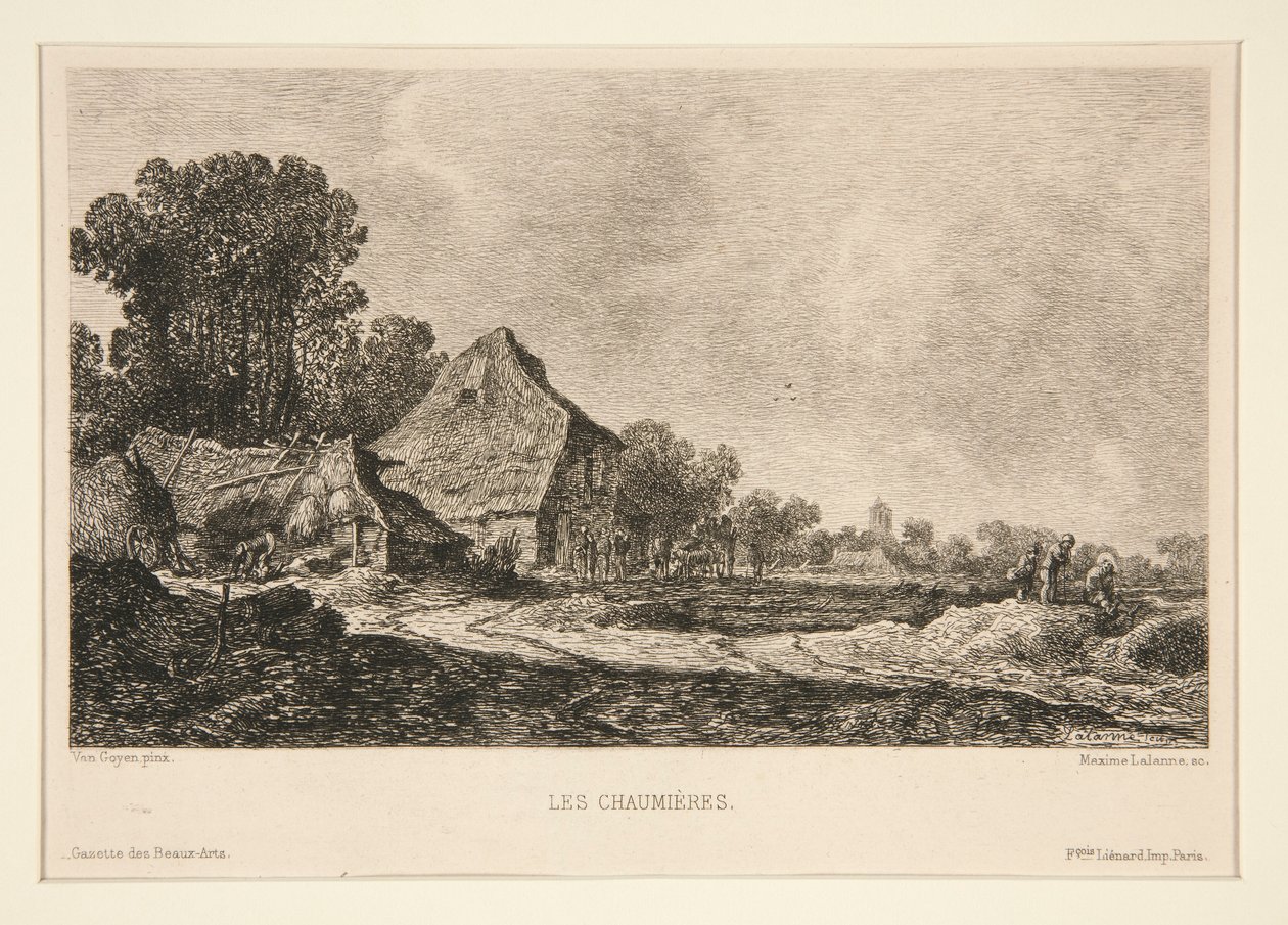 Les chaumières (Le Capanne) da Maxime Lalanne