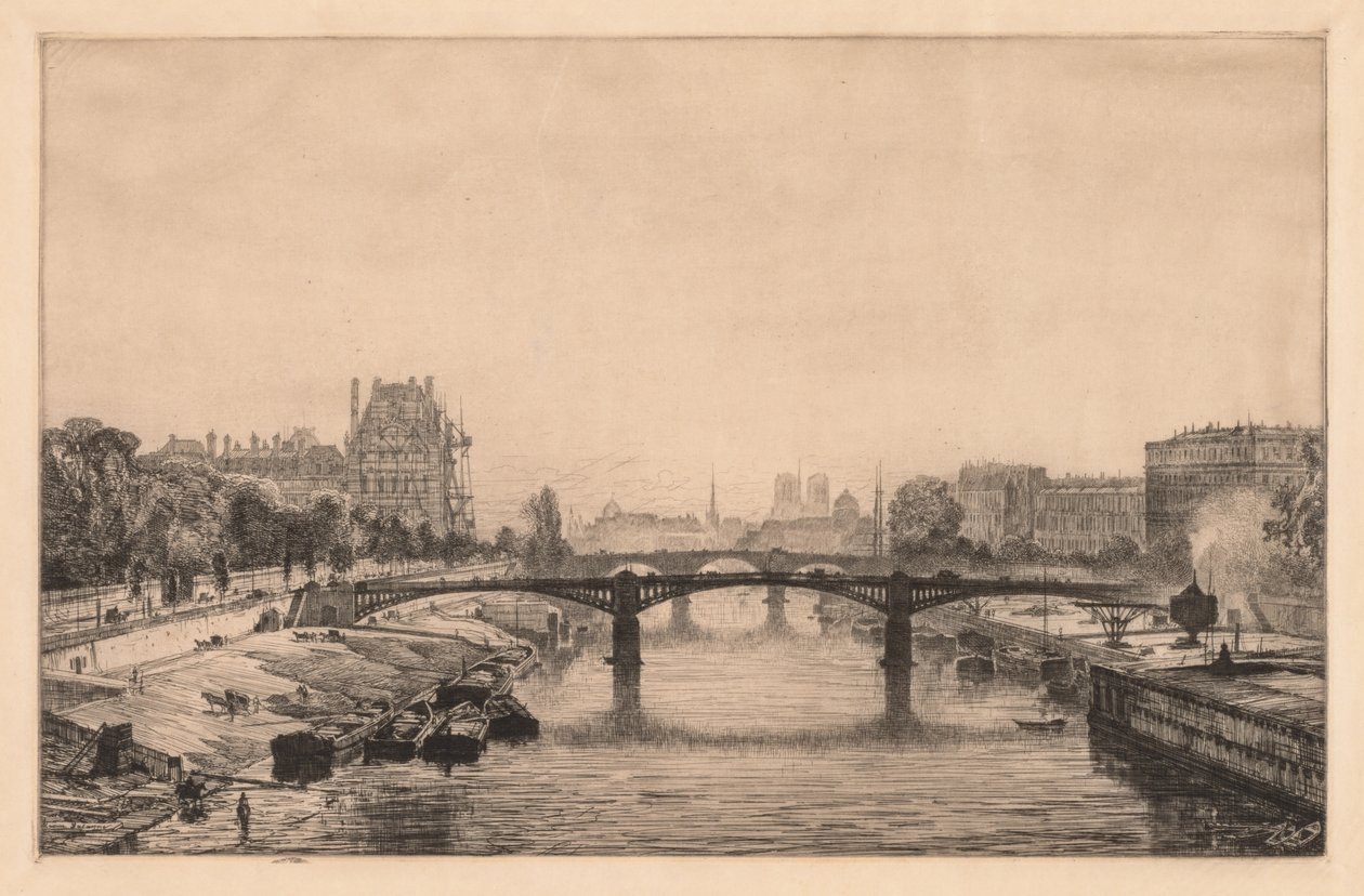 Parigi, vista dal ponte della Concorde da Maxime Lalanne