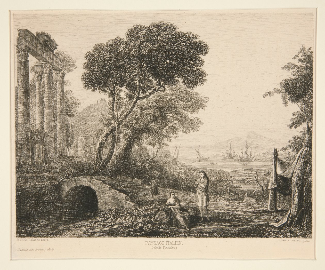 Paesaggio italiano da Maxime Lalanne