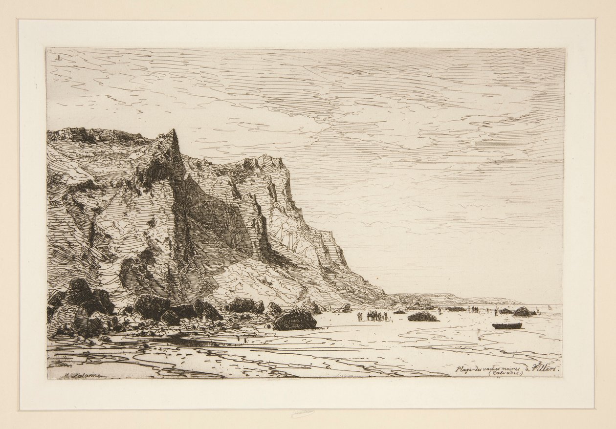 Spiaggia delle mucche nere a Villiers (Calvados) da Maxime Lalanne