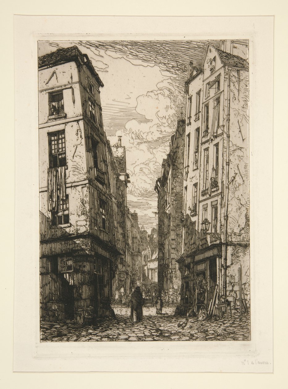 Rue des Marmousets da Maxime Lalanne