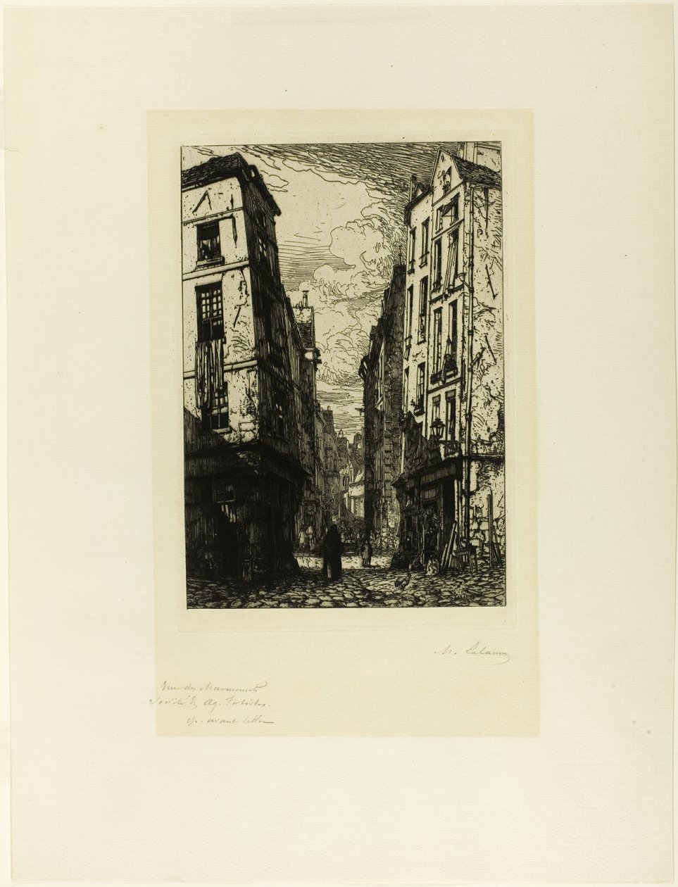 Rue des Marmousets da Maxime Lalanne