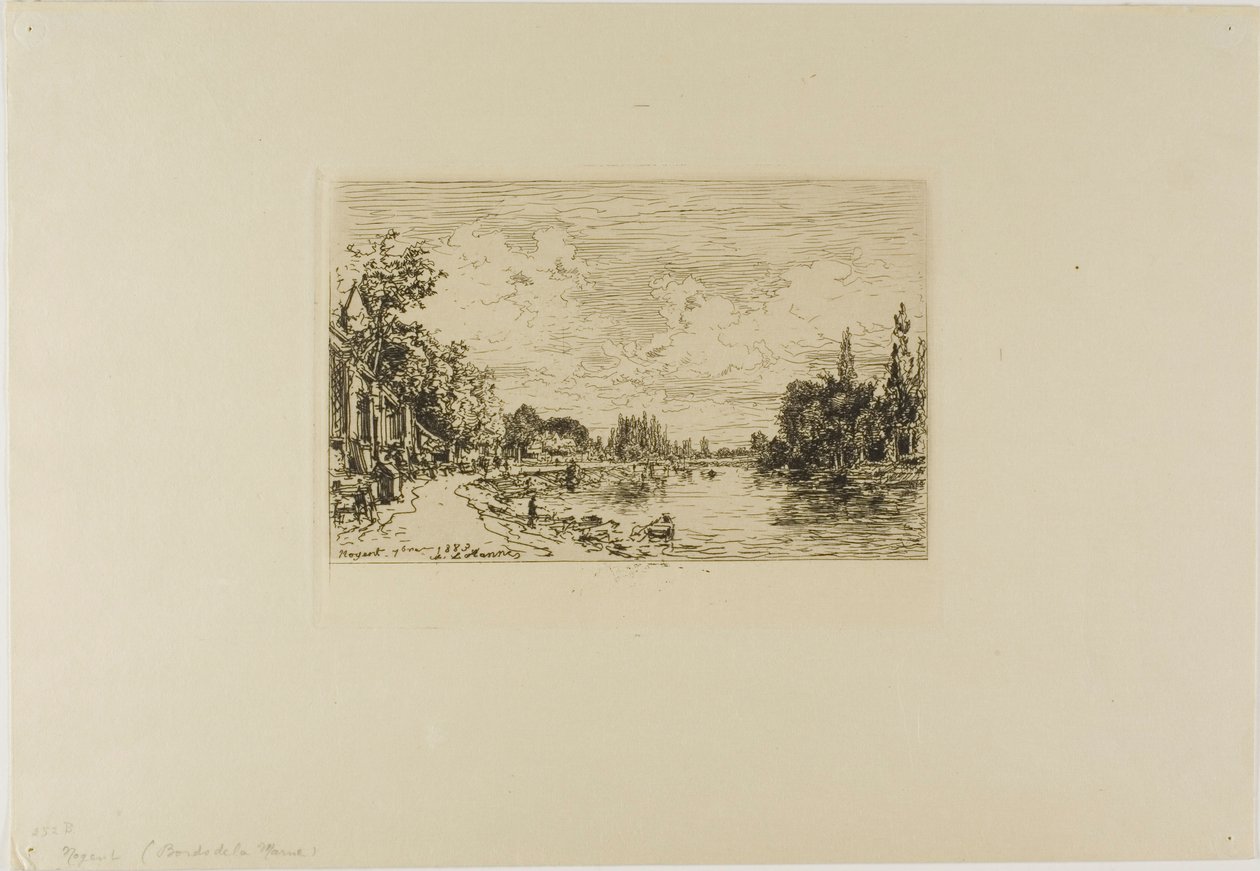 Veduta di Nogent da Maxime Lalanne
