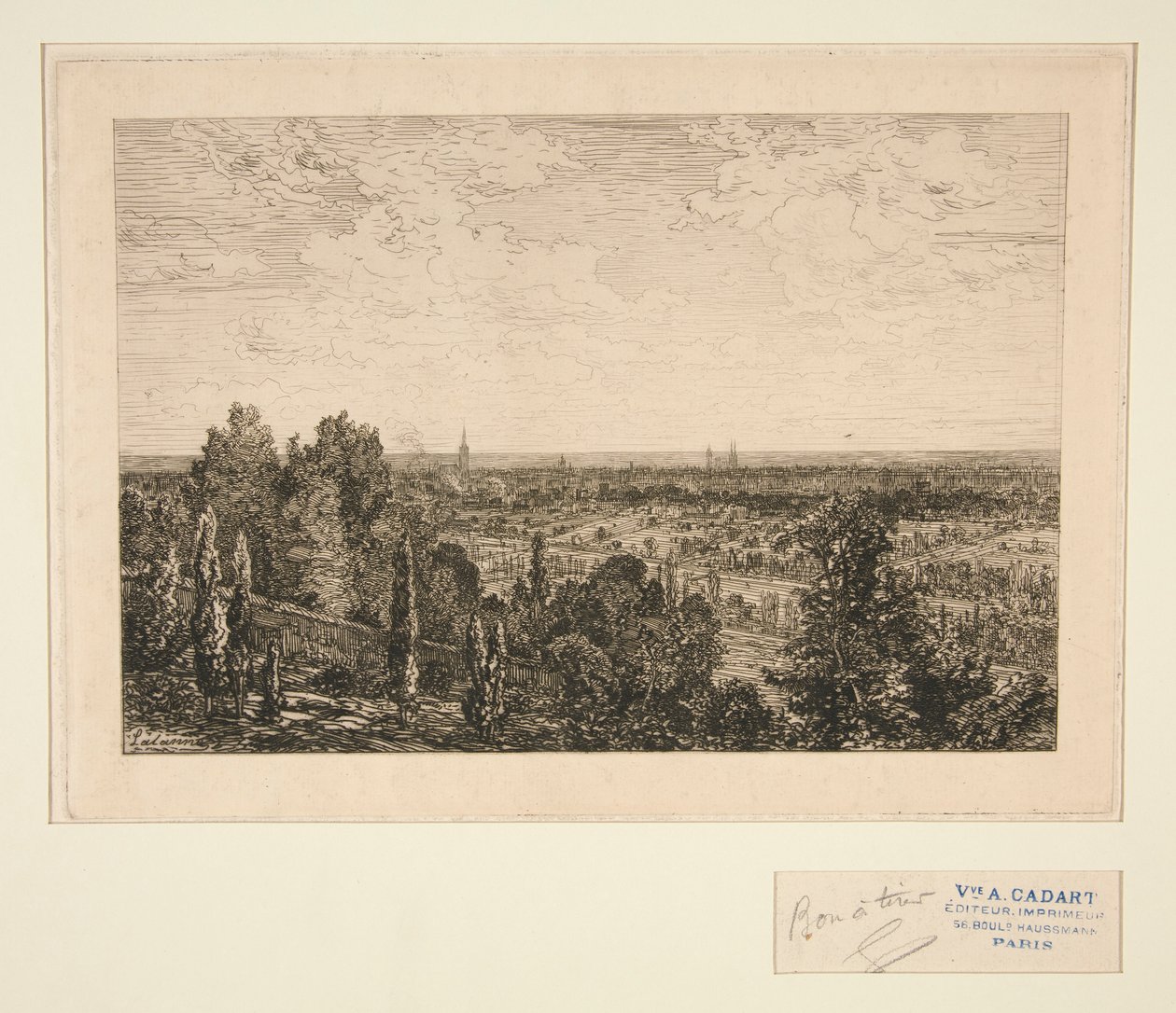 Vista di Parigi da Maxime Lalanne