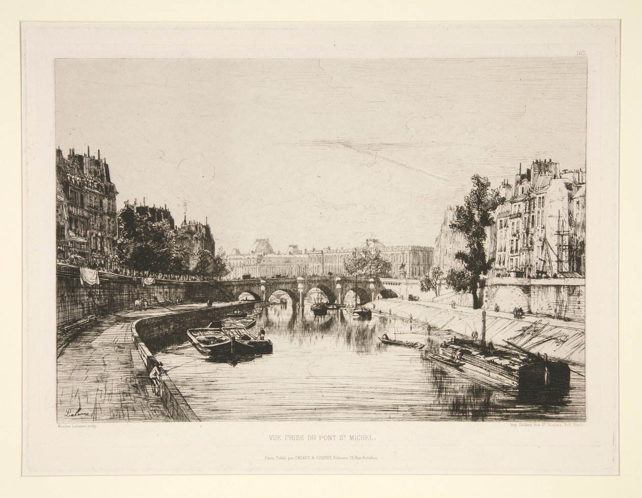 Vista presa dal Pont St. Michel da Maxime Lalanne