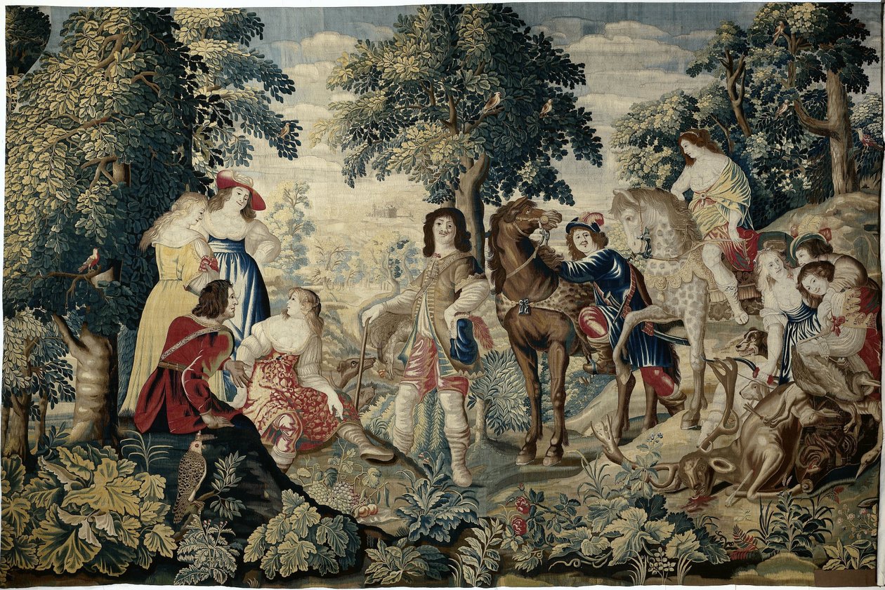 Riposo nel bosco da Maximiliaan van der Gucht