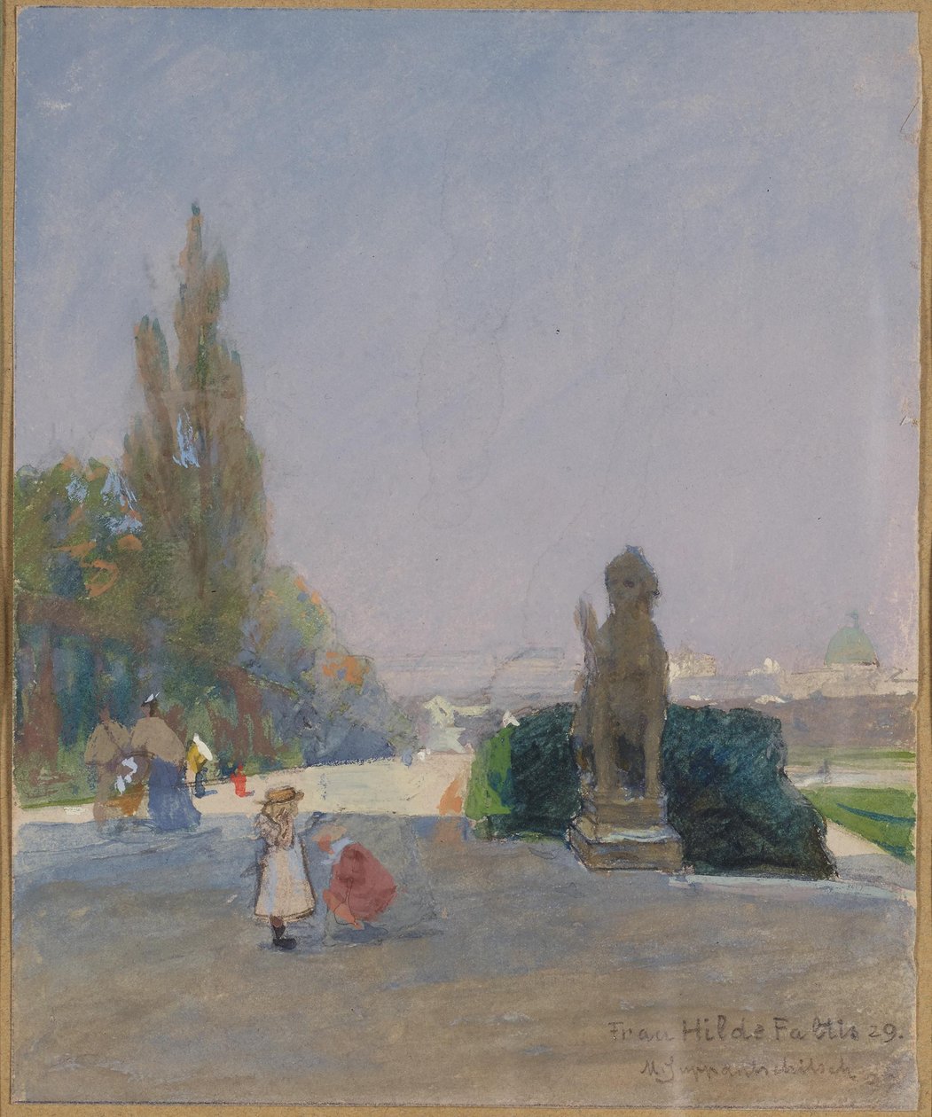 Vista di Vienna dal Belvedere Superiore da Maximilian Suppantschitsch