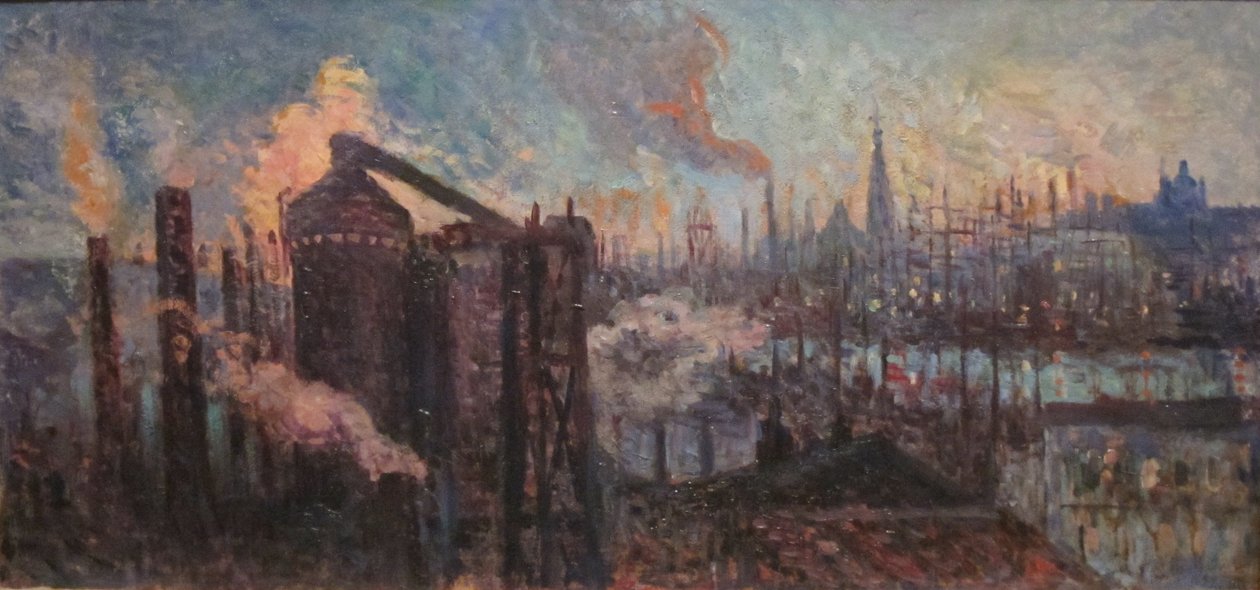Grande città industriale da Maximilien Luce