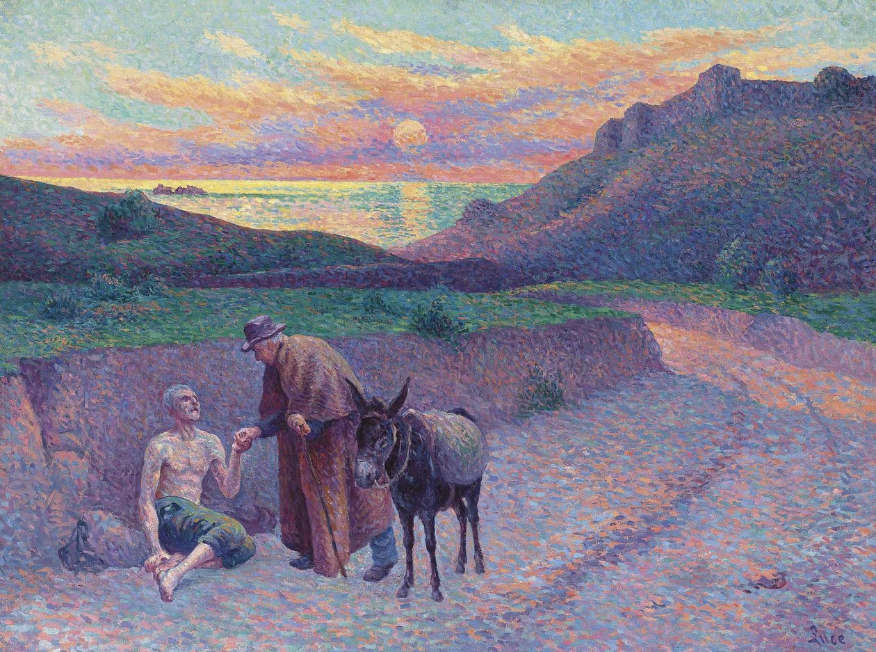 Il buon samaritano da Maximilien Luce