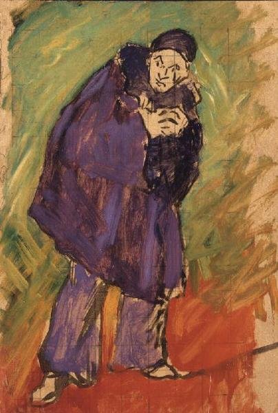 Studio di un Pierrot per Mevisto, 1891 da Maximilien Luce