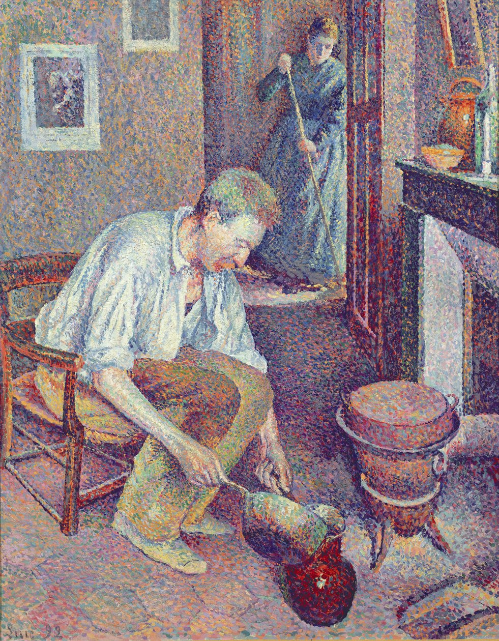 Il caffè, 1892 da Maximilien Luce