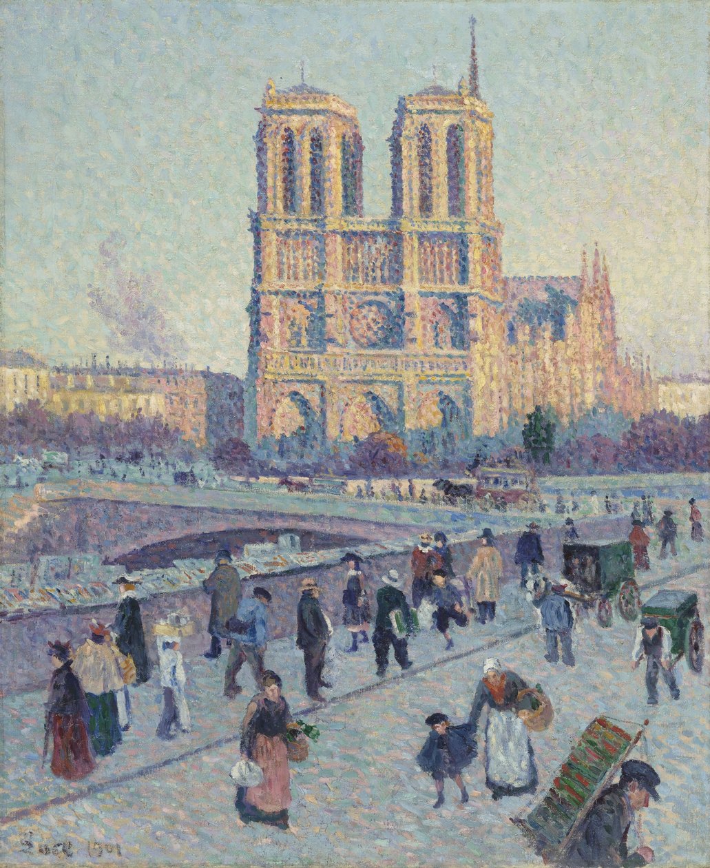 Il Quai Saint-Michel e Notre-Dame da Maximilien Luce
