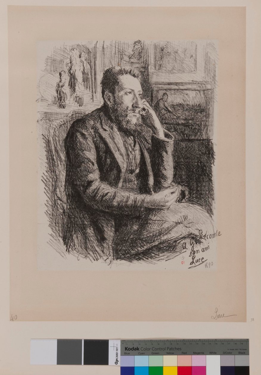 A Georges Lecomte da Maximilien Luce
