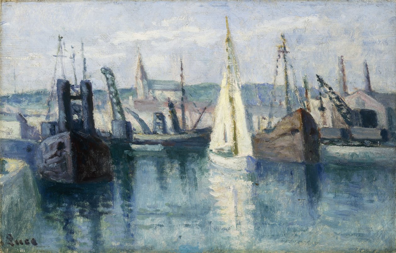 Dieppe, un bacino da Maximilien Luce