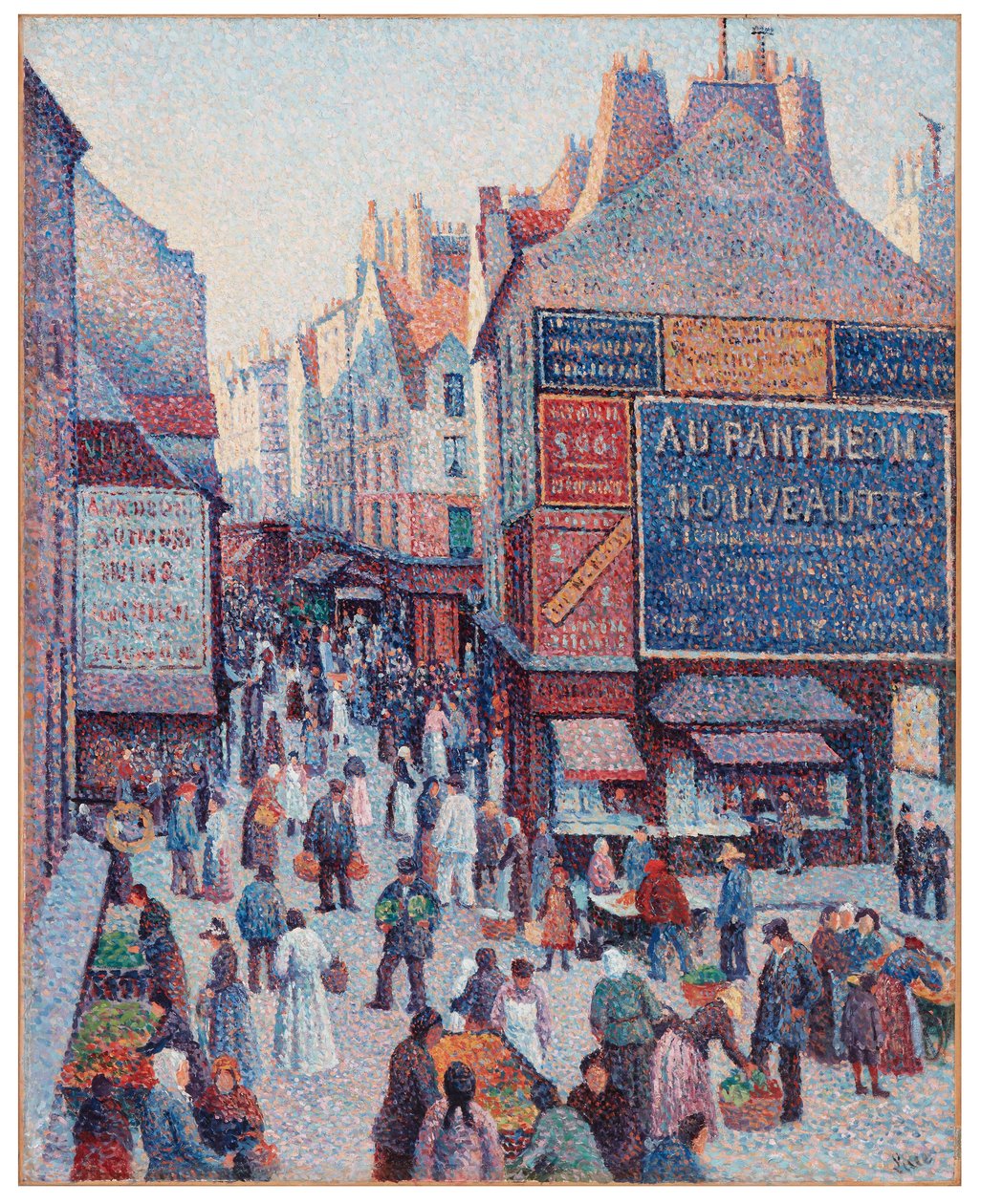 Rue Mouffetard da Maximilien Luce