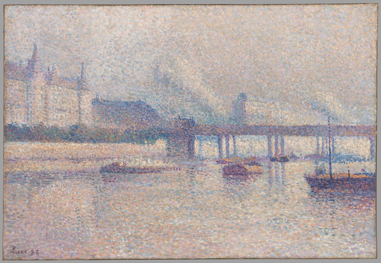 Le rive della Senna a Parigi da Maximilien Luce